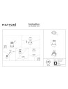 Maytoni ® Dip | LED модул за луничка | IP 20 - DL115-10W-2.7K-W - 3