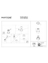 Maytoni ® Dip | LED модул за луничка | IP 20 - DL115-10W-3K-B - 3