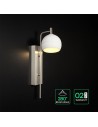 V-TAC 10W LED Декоративна Лампа (L250*W80*H30mm) 3000K Драскан Никел+Бяло - 24128 - 3