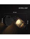 V-TAC 6W LED Декоративна Лампа (D120*H30mm) 3000K Черен Мат - 24122 - 4