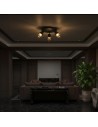 V-TAC 3X6W LED Декоративна Лампа Таван (D300*H30mm) 3000K Черен Мат - 24119 - 2