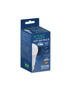 V-TAC LED Крушка CREE ЧИП - 15W E27 A60 Термо Пластик 6400K - 2144556 - Цена | LEDs4economy 2