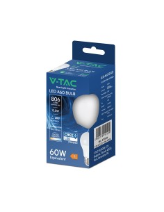 V-TAC LED Крушка CREE ЧИП - 8.5W E27 A60 Термо Пластик 3000K - 2172606 - Цена | LEDs4economy 2