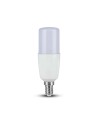 V-TAC 7.5W LED Крушка E14 T37 Plastic CREE Чип 4000K - 212686