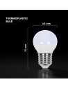 V-TAC 3.7W LED Крушка E27 CREE ЧИП G45 6500K - 2142076 - 5