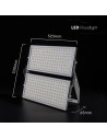 V-TAC 500W LED Прожектор CREE ЧИП Черно Тяло Сиво Стъкло 4000K 135LM/W - 230896 - 4