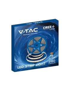 V-TAC 18W LED Лента CREE ЧИП 4000K IP20 24V 10MM DOUBLE PCB - 2126006 - Цена | LEDs4economy 2