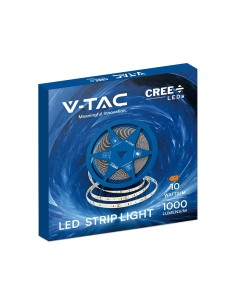 V-TAC 10W LED Лента CREE ЧИП 4000K IP20 24V 8MM DOUBLE PCB - 2126236 - Цена | LEDs4economy 2