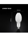 V-TAC 36W LED Крушка E27 Olive Lamp CREE ЧИП 4000K - 21284-6 - 5