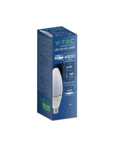 V-TAC 60W LED Крушка E40 Olive Lamp CREE ЧИП 4000K - 211876 - Цена | LEDs4economy 2