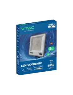 V-TAC 100W LED Прожектор CREE ЧИП 3in1 - 240716 - Цена | LEDs4economy 2