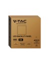 V-TAC LED Панел 40W 600x600mm 120Lm/W 6400K Вкл. Драйвер 10БР/СЕТ - 24144 - 3