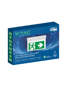 V-TAC 2W LED Авариен Осветител CREE CHIP - 836-6 - Цена | LEDs4economy 2