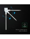 V-TAC 2W LED Авариен Осветител CREE CHIP - 836-6 - 4