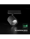 V-TAC 36W LED COB Релсов Прожектор CREE Чип 6400K Черно Тяло - 241656 - 4