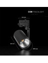V-TAC 35W LED COB Релсов Прожектор CREE Чип 4000K Черно Тяло - 241586 - 5