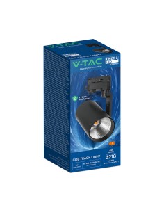 V-TAC 35W LED COB Релсов Прожектор CREE Чип 3000K Черно Тяло - 241576 - Цена | LEDs4economy 2