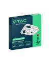 V-TAC 80W LED Таванна Лампа 3в1 Димираща С IR Дистанционно Бяло Тяло - 24176 - 2