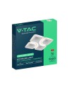 V-TAC 70W LED Таванна Лампа 3в1 Димираща С IR Дистанционно Бяло Тяло - 24174 - 2
