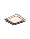 V-TAC 60W LED Таванна Лампа 3в1 Димираща С IR Дистанционно Бяло+Черно Тяло - 24178
