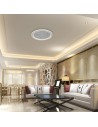 V-TAC 50W LED Таванна Лампа 3в1 Димираща С IR Дистанционно Сиво Тяло - 24184 - 3