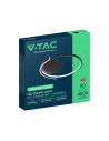V-TAC 70W LED Таванна Лампа 3в1 Димираща С IR Дистанционно Черно Тяло - 24179 - 2