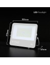 V-TAC 150W LED Прожектор CREE ЧИП Черно Тяло Сиво Стъкло 6500K 135LM/W - 232026 - 5