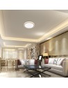 V-TAC LED Designer Domelight 30W/60W/30W Remote Contron 3in1 Dimmable Golden Cover - 24195 - 3