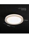 V-TAC LED Designer Domelight 30W/60W/30W Remote Contron 3in1 Dimmable Golden Cover - 24195 - 5