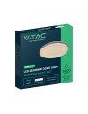 V-TAC LED Designer Domelight 30W/60W/30W Remote Contron 3in1 Dimmable Coffee Cover - 24196 - 2