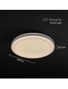 V-TAC LED Designer Domelight 30W/60W/30W Remote Contron 3in1 Dimmable Coffee Cover - 24196 - 5