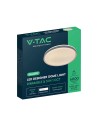 V-TAC LED Designer Domelight 30W/60W/30W Remote Contron 3in1 Dimmable Grey Cover - 24199 - 2