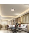 V-TAC LED Designer Domelight 30W/60W/30W Remote Contron 3in1 Dimmable Yellow Wood - 24205 - 3