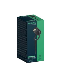 V-TAC GU10 Колче За Земя Алуминий Черно - 24227 - Цена | LEDs4economy 2