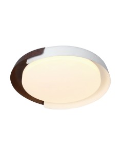 V-TAC 48W LED Decorative Ceiling Lamp (D500*H80mm) 3in1 Remote Control Dimmable White+Wood Grain - 24187 - Цена | LEDs4economy