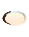 V-TAC 48W LED Decorative Ceiling Lamp (D500*H80mm) 3in1 Remote Control Dimmable White+Wood Grain - 24187