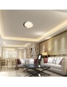 V-TAC 48W LED Decorative Ceiling Lamp (D500*H80mm) 3in1 Remote Control Dimmable White+Wood Grain - 24187 - 3