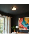 V-TAC 48W LED Decorative Ceiling Lamp (D450*H120mm) 3in1 Remote Control Dimmable Black - 24188 - 3