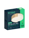 V-TAC 48W LED Decorative Ceiling Lamp (D450*H120mm) 3in1 Remote Control Dimmable Gold - 24190 - 2