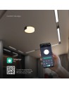 V-TAC 63W LED Decorative Ceiling Lamp (D550*H120mm) 3in1 Remote Control Dimmable Black - 24191 - 4