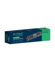 V-TAC SLIM Захранване - 120W 24V 5A IP20 - 24238 - Цена | LEDs4economy 2