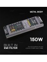 V-TAC SLIM Захранване - 150W 24V 6.25A IP20 - 24239 - 3