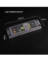 V-TAC SLIM Захранване - 200W 12V 16.5A IP20 - 24259 - 4