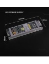 V-TAC SLIM Захранване - 200W 24V 8.25A IP20 - 24240 - 4