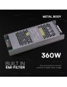 V-TAC SLIM Захранване - 360W 12V 30A IP20 - 24261 - 3