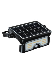 V-TAC 7W LED Соларен Прожектор 3.7V Батерия 3в1 Черно Тяло - 24341 - Цена | LEDs4economy