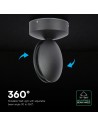 V-TAC 6W Стенна Лампа Черно Тяло 4000К IP65 - 218220 - 5