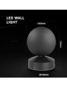 V-TAC 6W Стенна Лампа Черно Тяло 4000К IP65 - 218220 - 6