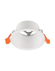 V-TAC GU10 Корпус Алумин Кръг Бял - 24223 - Цена | LEDs4economy
