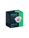 V-TAC GU10 Корпус Алумин Кръг Бял - 24223 - 2